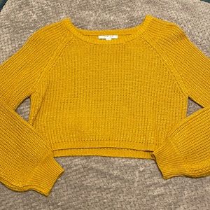 Mustard yellow sweater